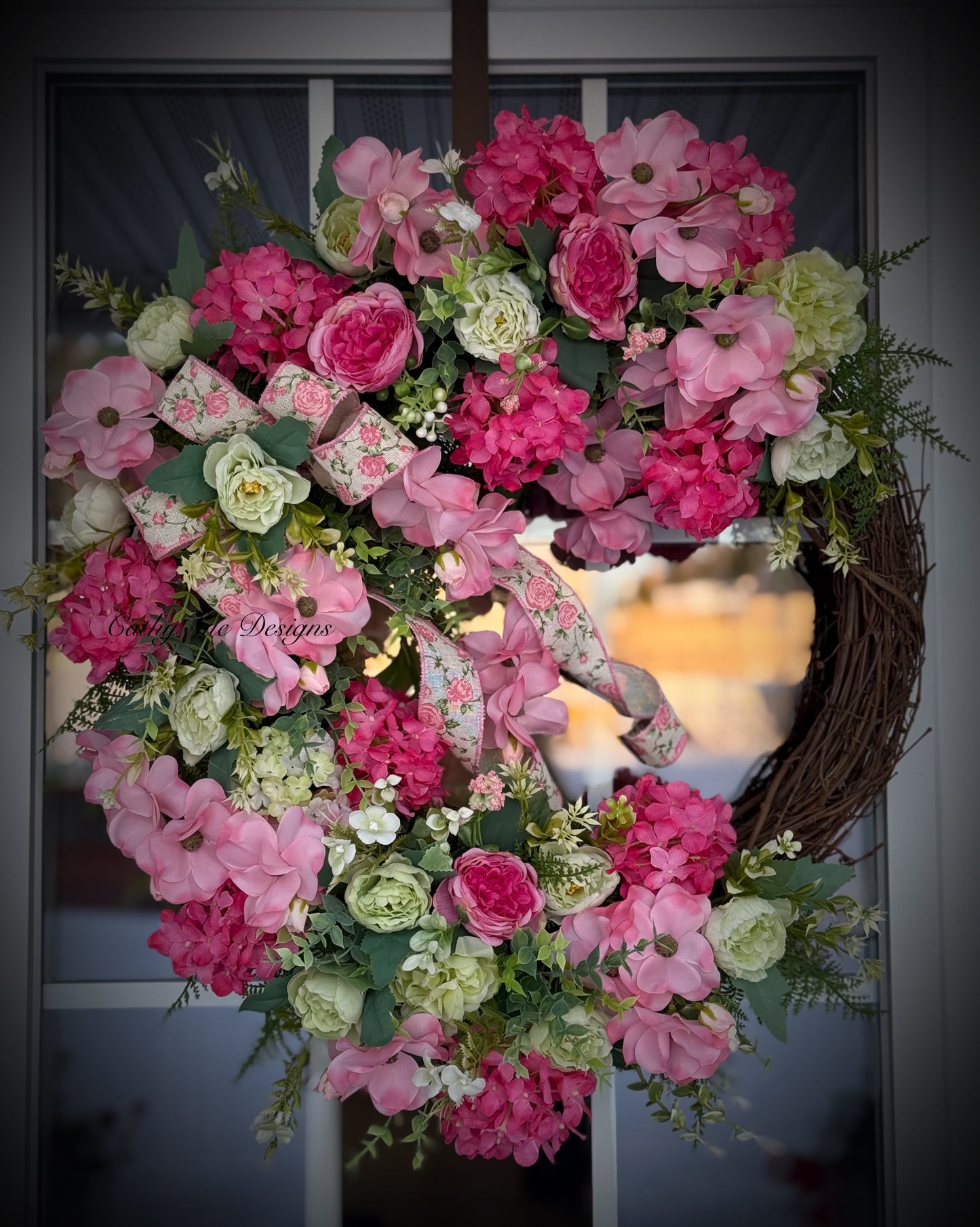 Beautiful Floral Grapevine