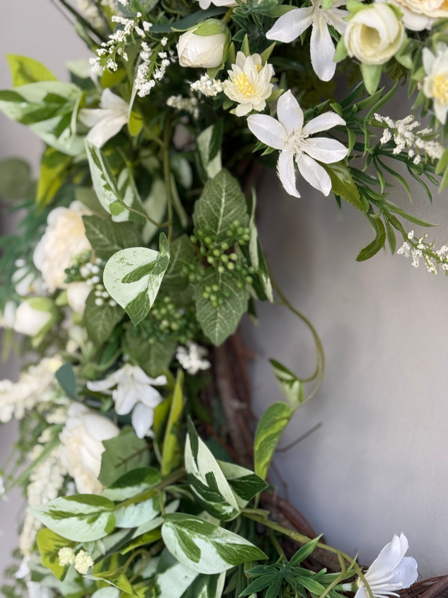 Neutral Grapevine Wreath