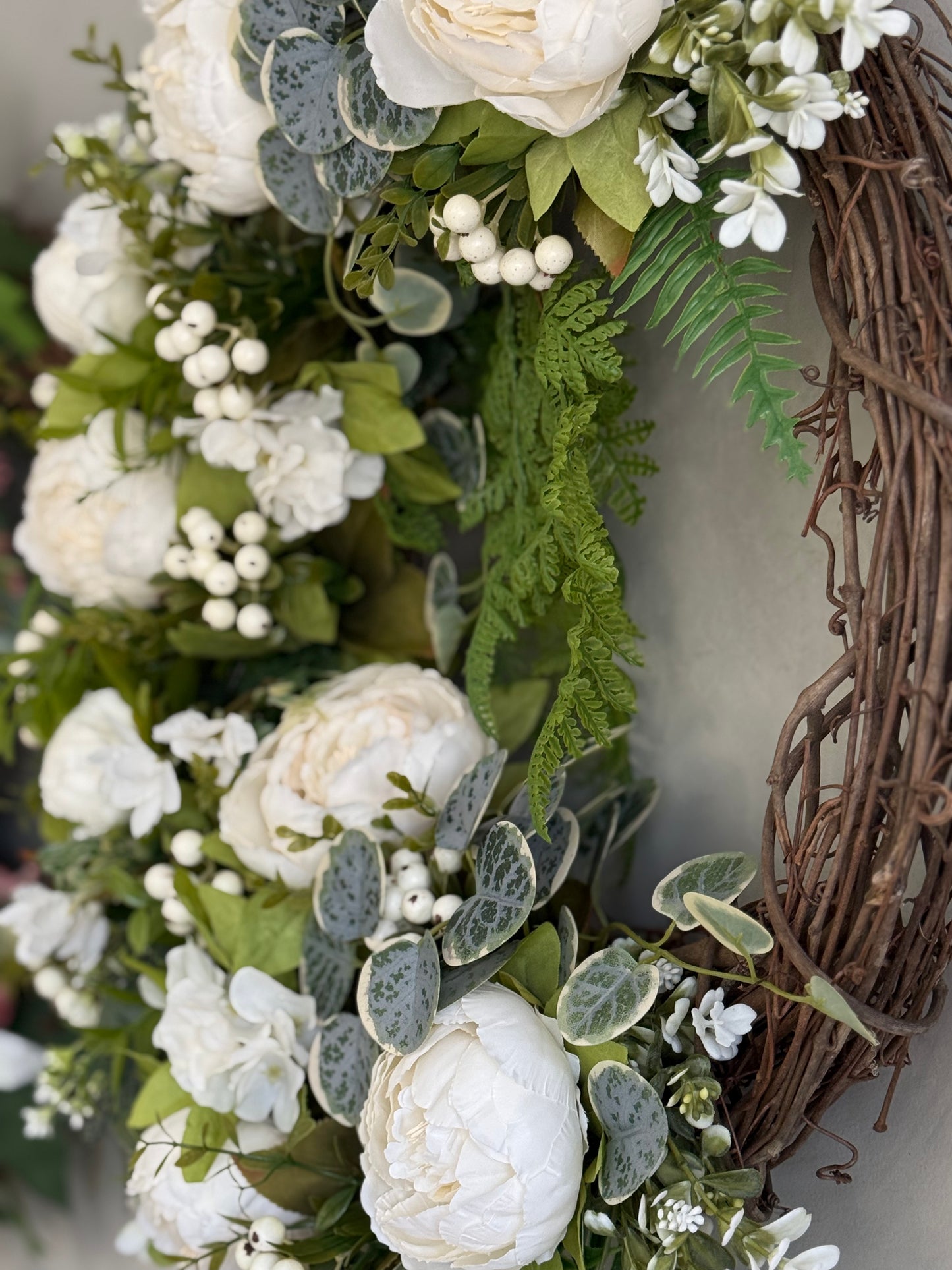 Neutral Grapevine Wreath