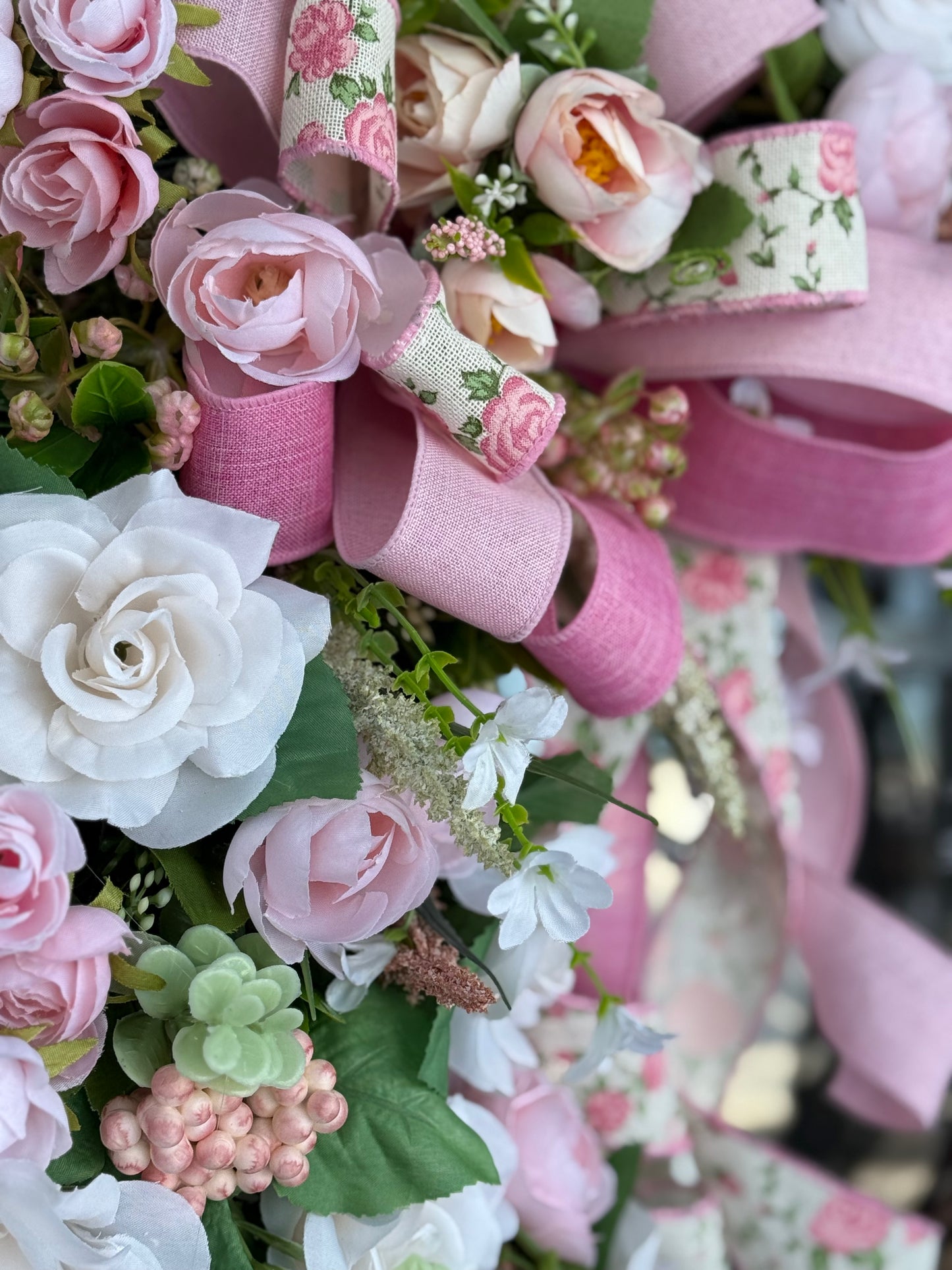 Beautiful Floral Grapevine