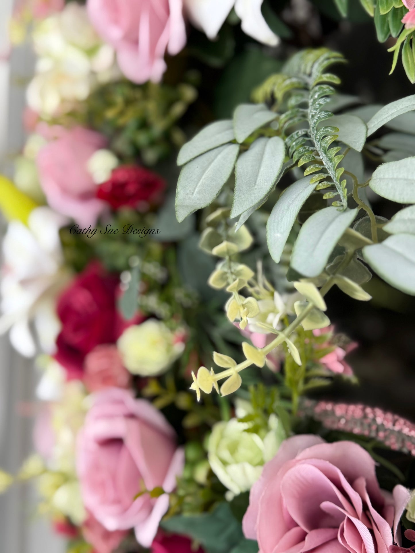Floral Grapevine Wreath