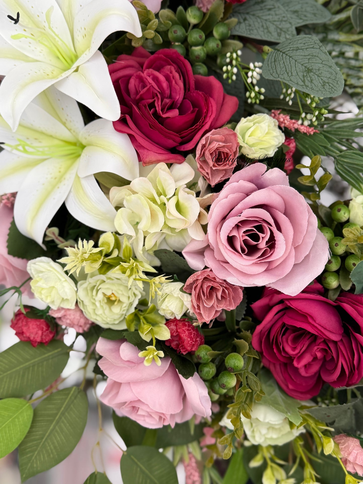 Floral Grapevine Wreath