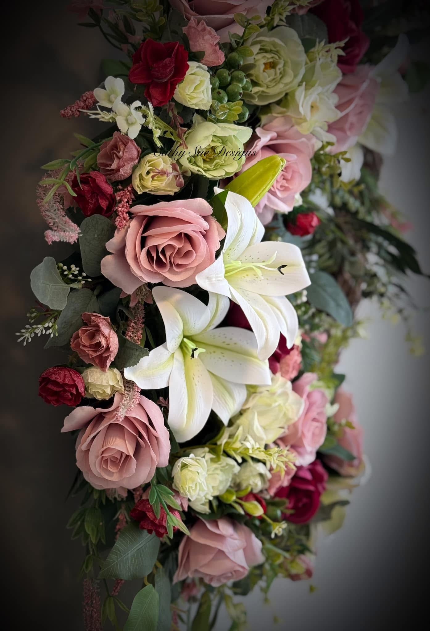 Floral Grapevine Wreath