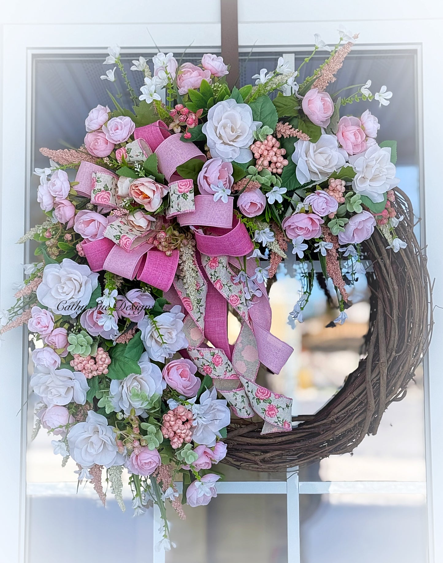 Beautiful Floral Grapevine