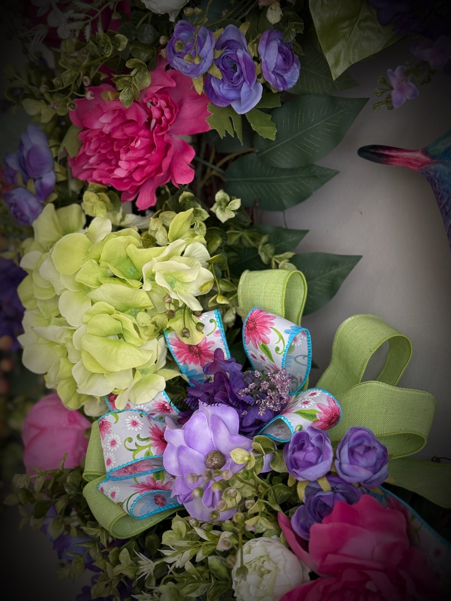 Hummingbird Wreath