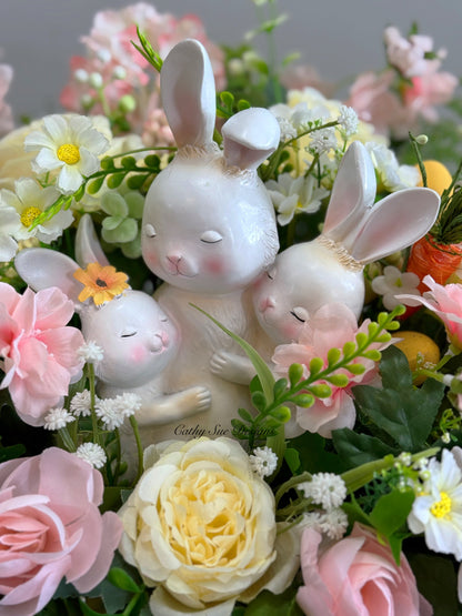 Yellow Easter Basket Arrangement