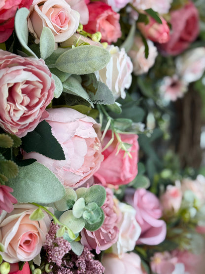 Spring/Summer Floral Grapevine