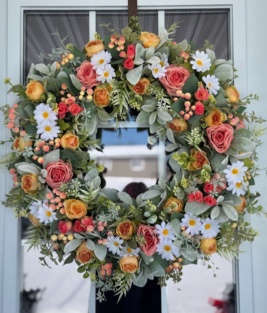 Spring/Summer Floral Wreath