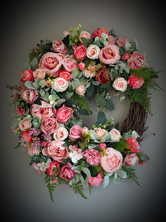 Spring/Summer Floral Grapevine