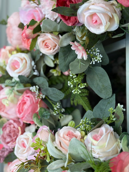 Spring/Summer Floral Grapevine