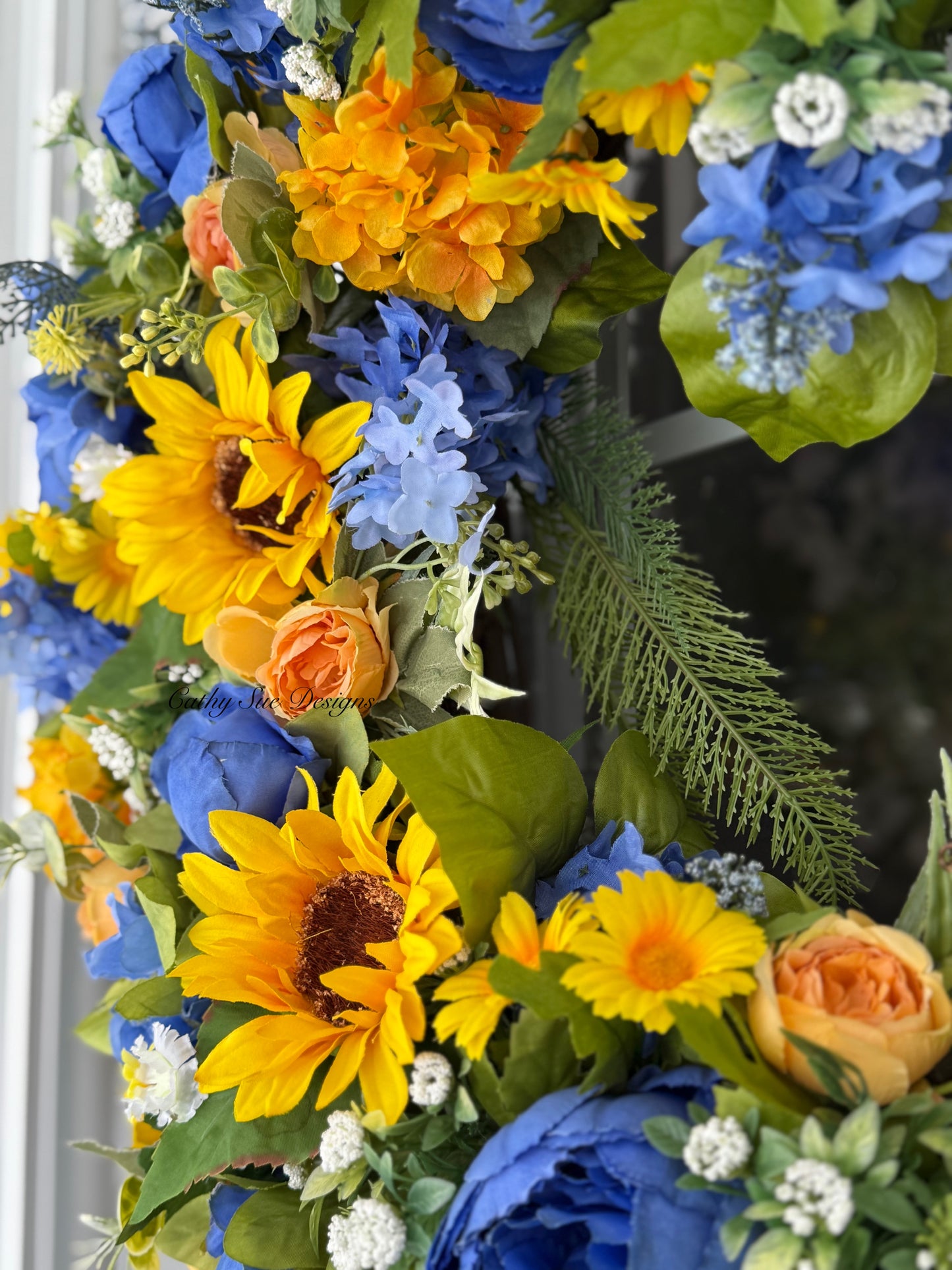 Beautiful Floral Grapevine