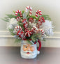 Santa Candy Arrangement