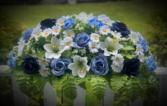 Grave Saddle in Blues