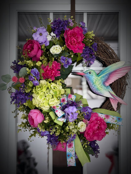 Hummingbird Wreath
