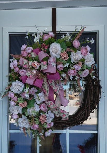 Beautiful Floral Grapevine